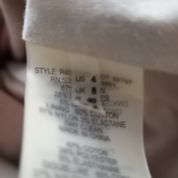 NWOT *TAN* Elie Tahari "Sonya" Stretch Cotton Blend Surplice Top Lined Dress 4 - Picture 9 of 10